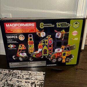 Magformers Deluxe Creative Set - 120 Piece Multicolor